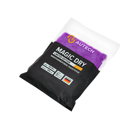 AU249p Микрофибра полотенце 50*80 см фиолетовое Magic Dry  (L3)