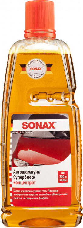 314300 SONAX Концентрированный шампунь- блеск, 1л