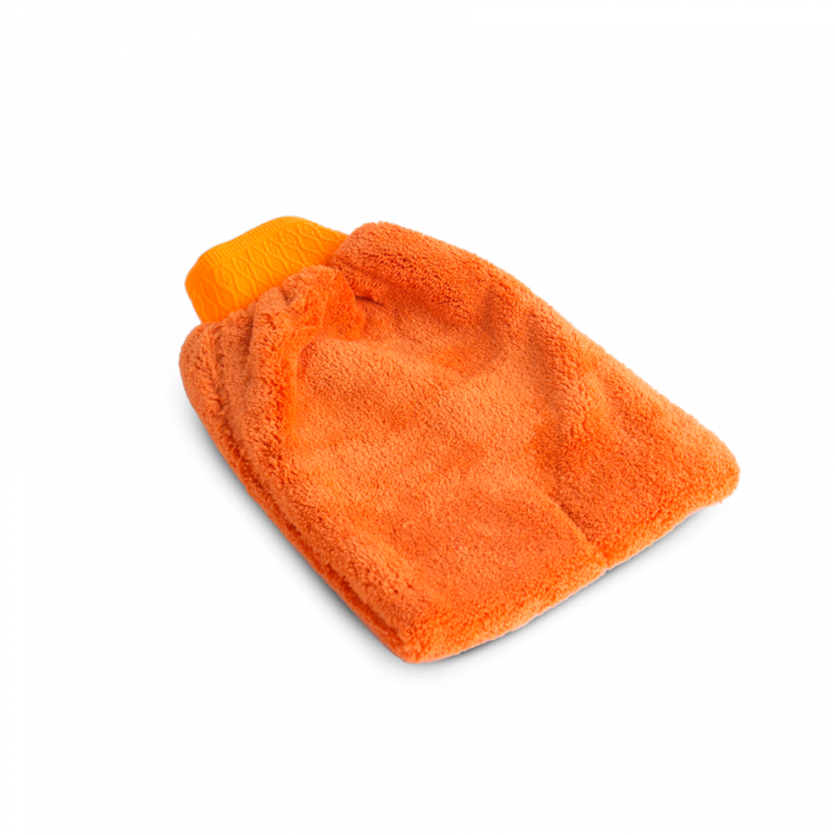 999287 Рукавица оранжевая из микрофазера Microfaser-Reinigungshandschuh