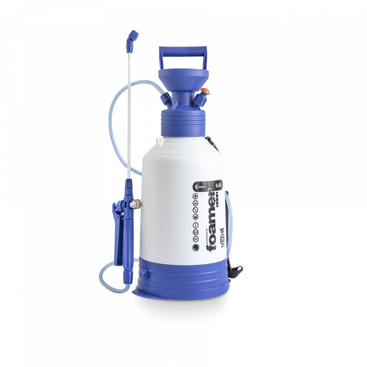 WTO.0336 Накачной помповый пеногенератор - Foamer Orion Super Alkaline V-6 (щелочной) синий